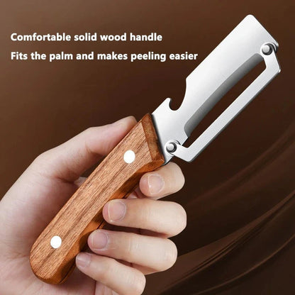 🥕🔥 Multifunctional Kitchen Vegetable Peeler – Stainless Steel Blade, Ergonomic Handle & Ideal for Fruits and Vegetables ✨