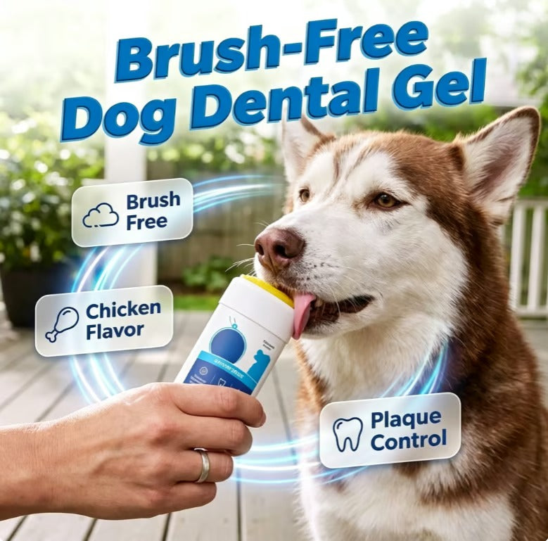 No-Brush Dog Dental Gel