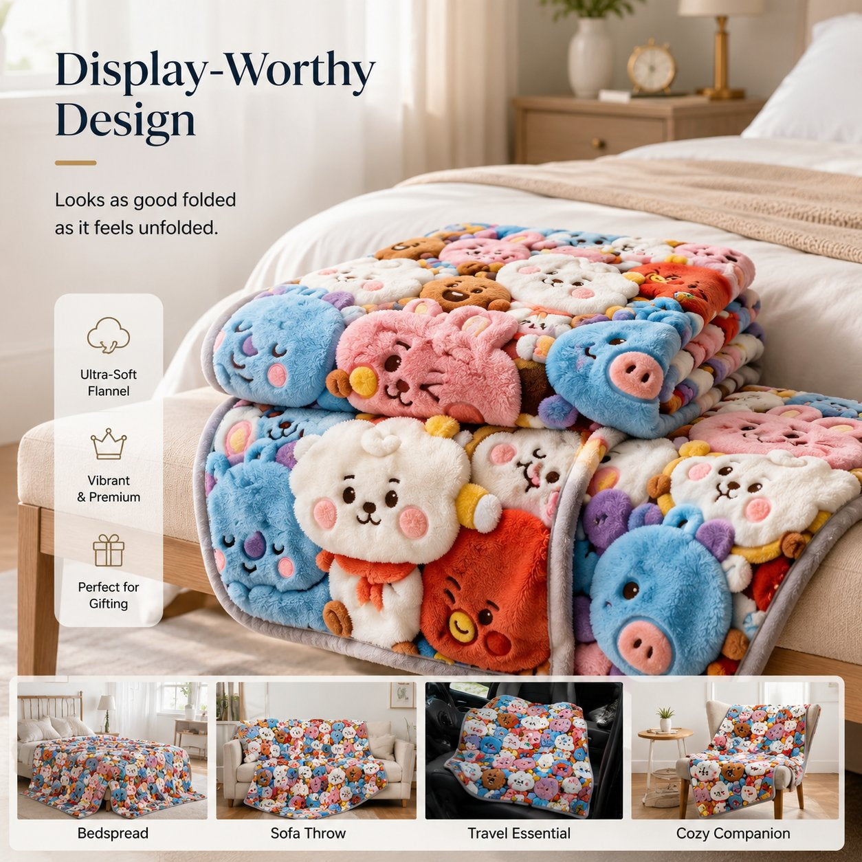 Plush Toy Blanket