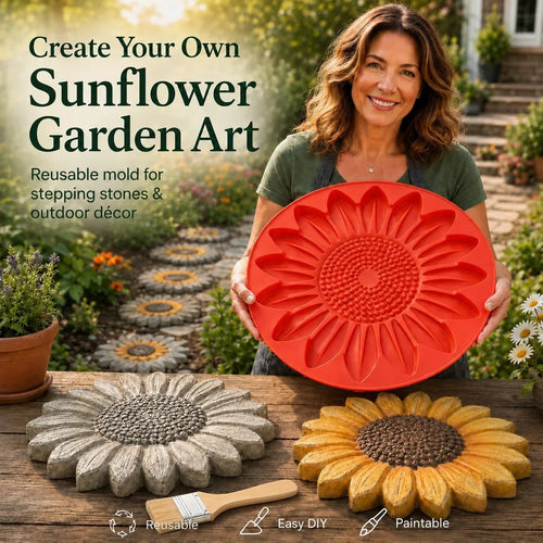 🌻Reusable Animal-Themed Garden Art Mold