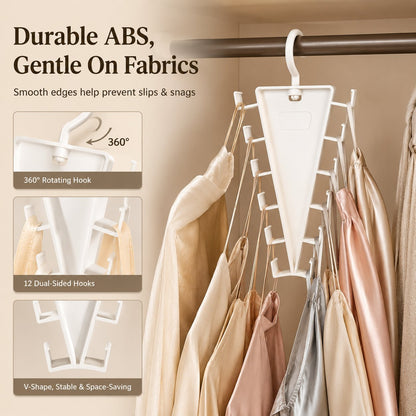🧥✨V-Shaped Space-Saving Closet Hanger