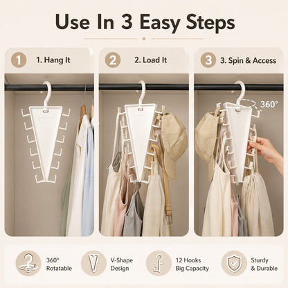 🧥✨V-Shaped Space-Saving Closet Hanger