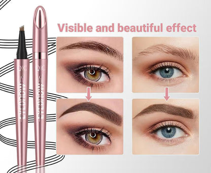 🖌️ Waterproof Micro-Fork Brow Pencil – Natural Hair-Like Brows