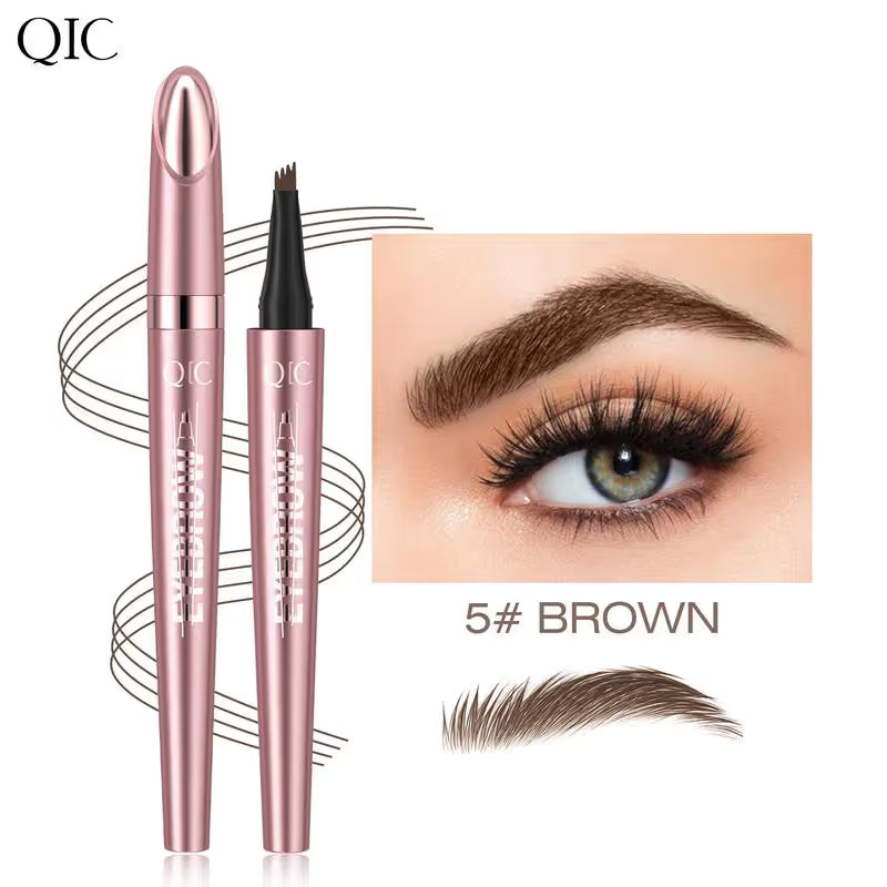 🖌️ Waterproof Micro-Fork Brow Pencil – Natural Hair-Like Brows