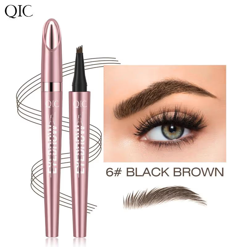 🖌️ Waterproof Micro-Fork Brow Pencil – Natural Hair-Like Brows