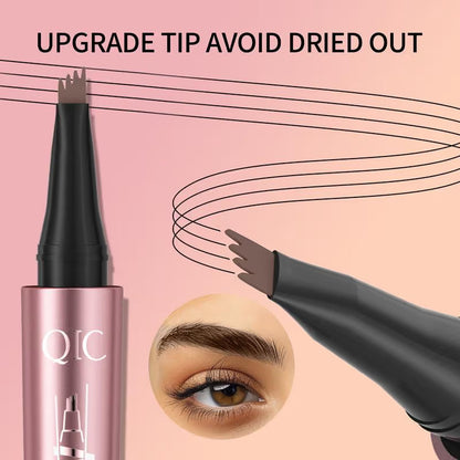 🖌️ Waterproof Micro-Fork Brow Pencil – Natural Hair-Like Brows