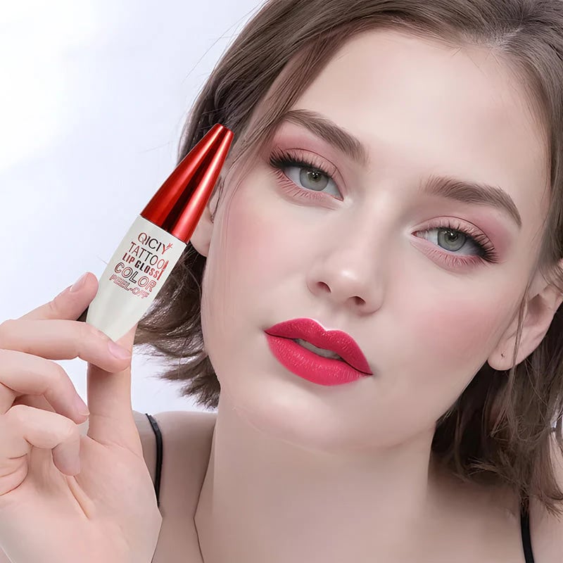 🔥🏆Removable, waterproof, long-lasting lip gloss