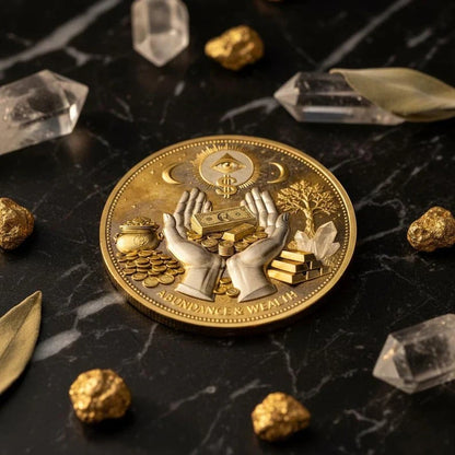 3D Wealth Prosperity Coin, All-Seeing Eye Collectible, Luck Charm, Portable Fortune, Ornaments