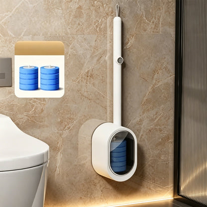 Disposable Toilet Brush System with 32 Refills