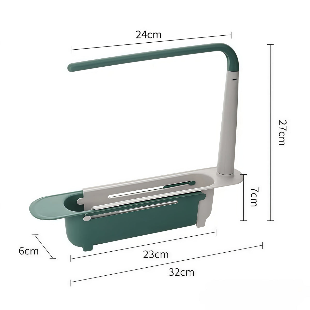 Telescopic Sink Storage Rack✨