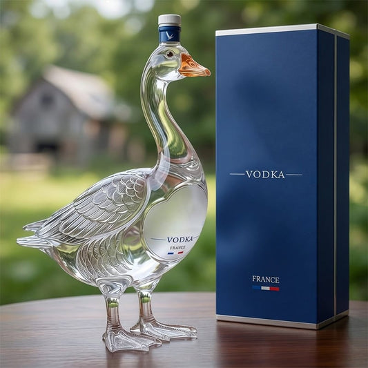 Vodka 3D Sculpted Goose Bottle
