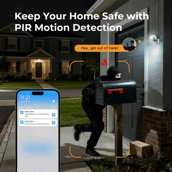 🔥 Crystal-clear security 2K camera 🎥 Color Night Vision 🌙 24/7 Recording & Smart Alerts 🚨 Easy Install! 🔒