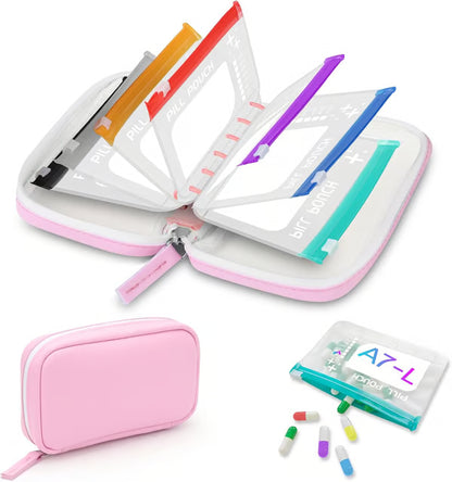 🔥💊A8 Waterproof Pill Case Set – For 7 to 14 days of medication & vitamins 💧Waterproof & shatterproof