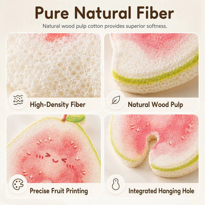 🥗✨Cute fruit-shaped dishwashing sponge brush🧴🍲
