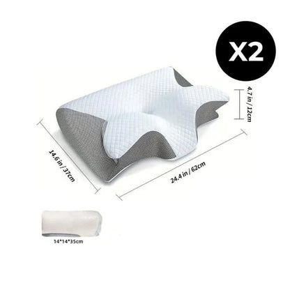 Cervical Pillow for Cozy Sleep，Pillow for Cozy Sleep，Orthopedic Bed Pillow for Side, Back, and Stomach Sleeper