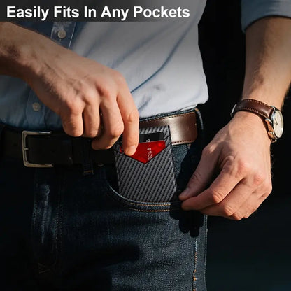 ⚡Men's RFID Minimalist Pop-Up Bifold Wallet