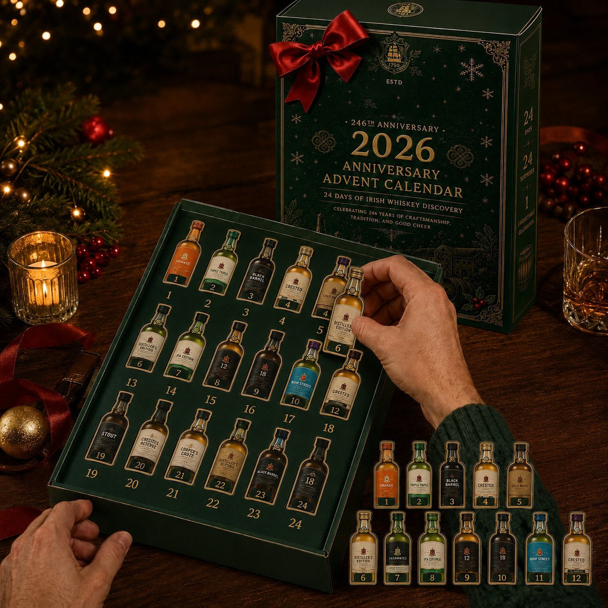 ❄️246th Anniversary 2026📅24D Advent Calendar 24 Days of Irish Whisky Discoveries