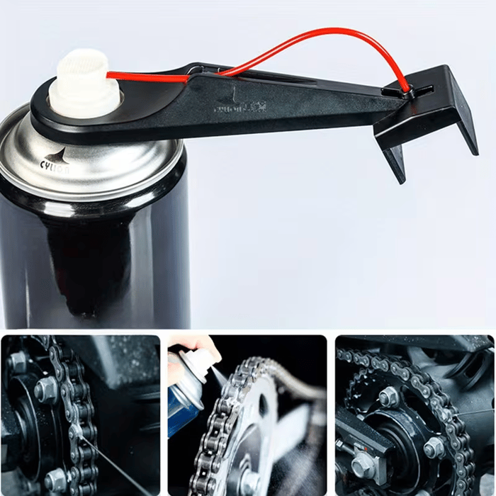 Tool For Applying Chain Lubricant Without Mess