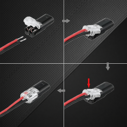 🔥🔥Double - Wire Plug-in Connector With Locking Buckle