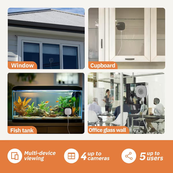 🔥 Crystal-clear security 2K camera 🎥 Color Night Vision 🌙 24/7 Recording & Smart Alerts 🚨 Easy Install! 🔒