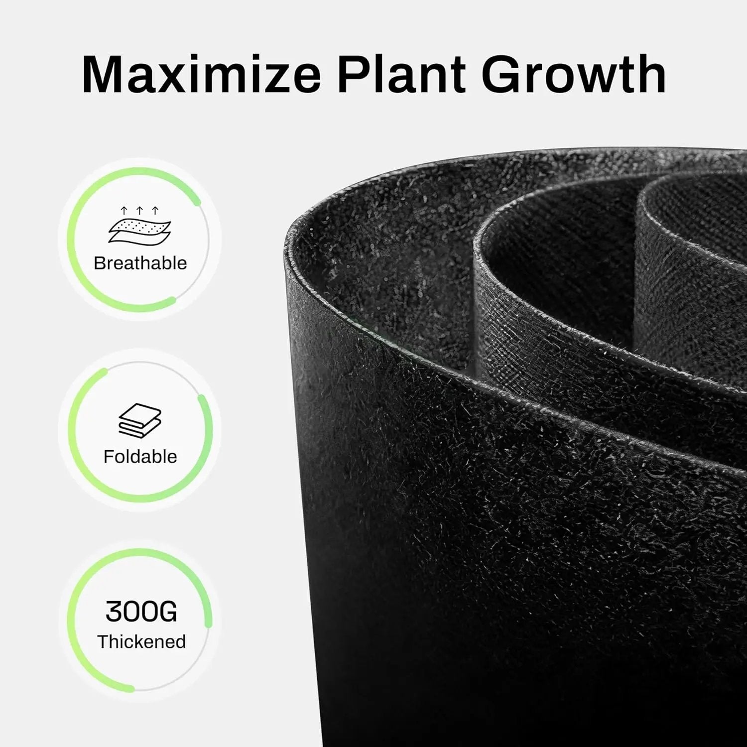5-Pack 5 Gallon Grow Bags