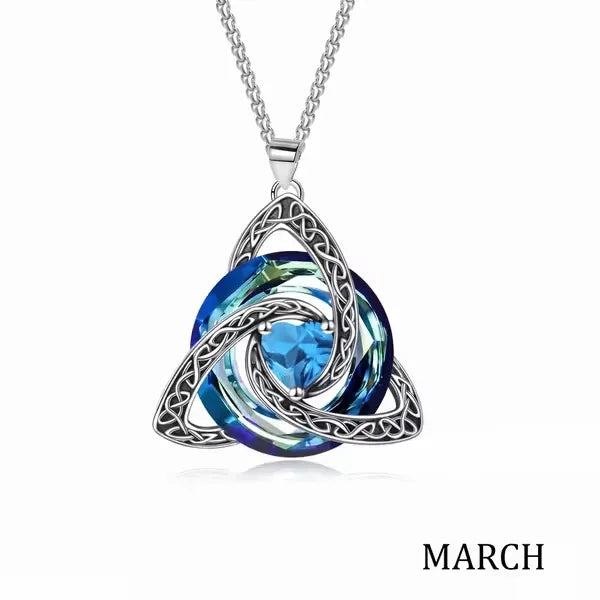 💝Birthstone Celtic Knot Necklace for Women