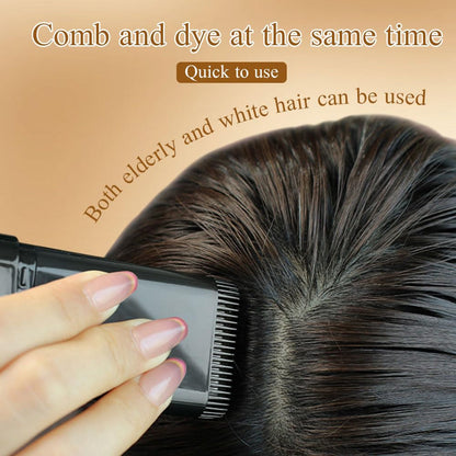 🔥Hot Sale 👍🏻Portable Hair Dye Comb for Gray Hair Coverage - Waterproof and Sweatproof