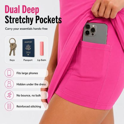 Free-Flow 3-in-1 Tummy Control Athletic Dress