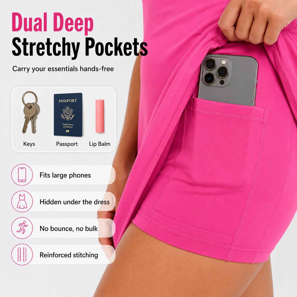 Free-Flow 3-in-1 Bauchkontroll-Sportkleid