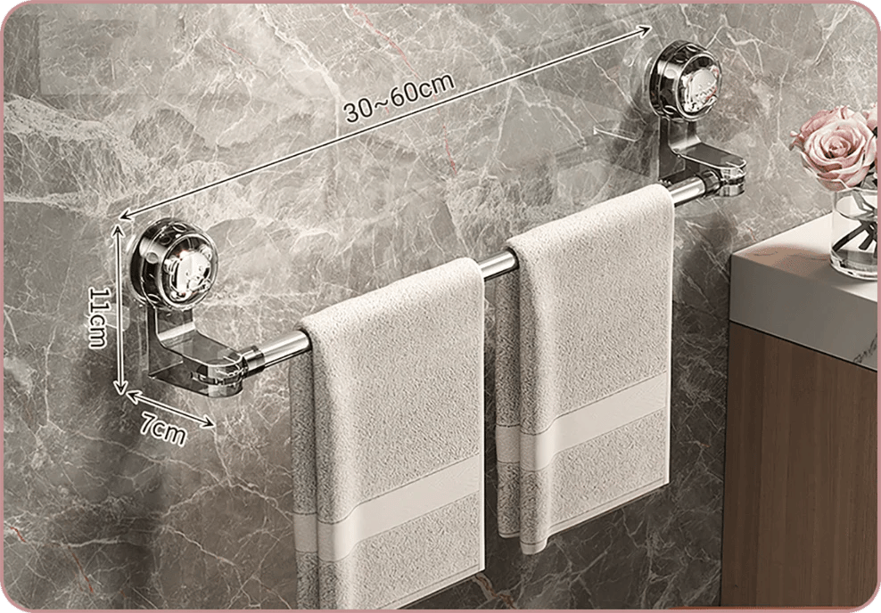 ✨✨Adjustable Suction Cup Towel Bar
