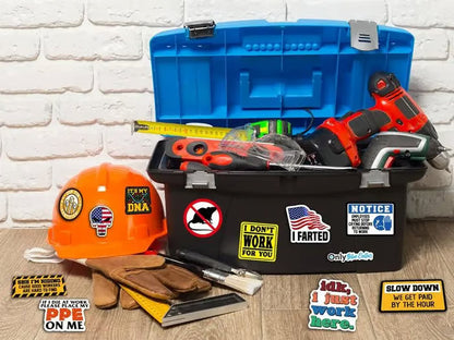 🔥2026 Summer Sale - 150Pcs Blue Collar Funny Stickers 👷‍♂️