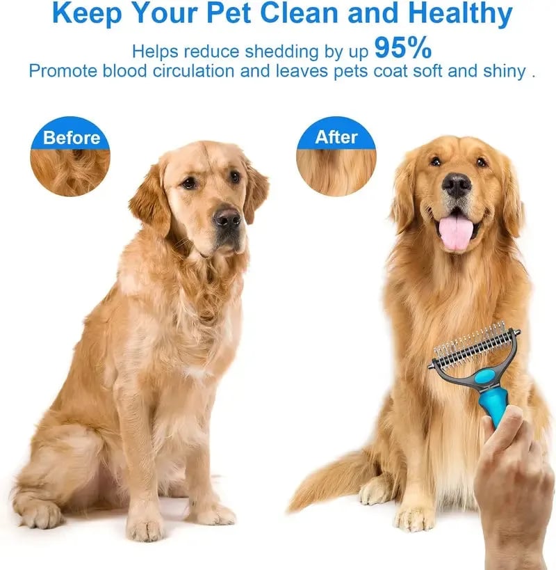 🐾Double-Sided Pet Grooming Brush