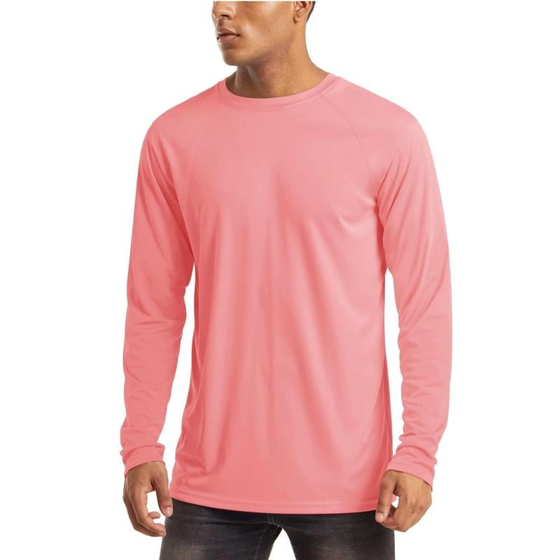 🏆50K+ Sold⚡ Men’s UPF 50+ Long Sleeve Performance Shirt – Quick Dry, Lightweight & Breathable
