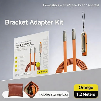 🔥⚡240W SuperCharge Detachable 2-in-1 Charging Cable