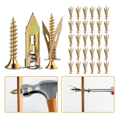Self-Drilling Drywall Anchors and Screws Kit