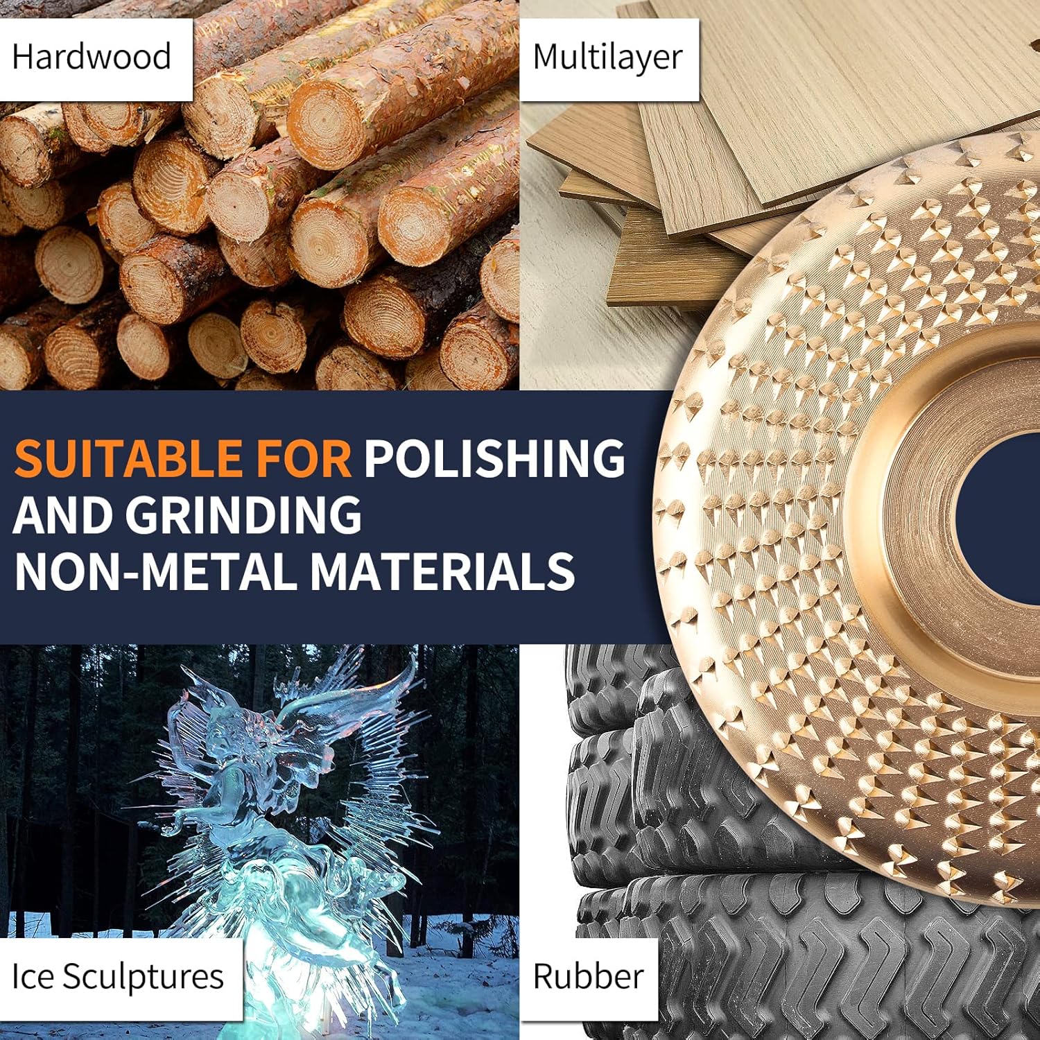 🔥🔨 Industrial grinding wheel made of high-carbon steel