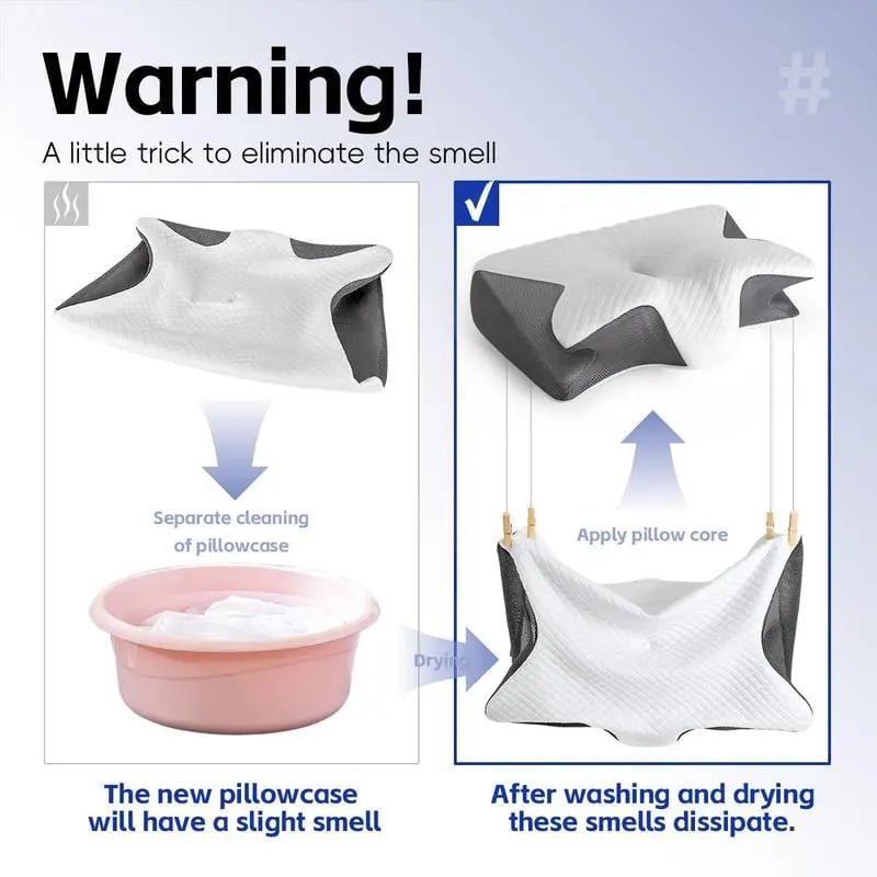Cervical Pillow for Cozy Sleep，Pillow for Cozy Sleep，Orthopedic Bed Pillow for Side, Back, and Stomach Sleeper