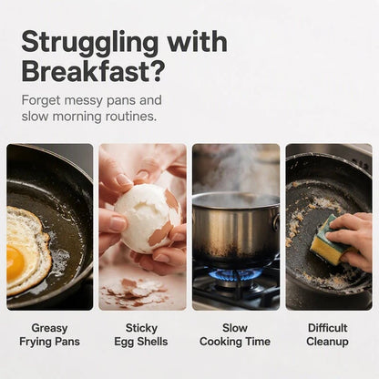 🥚✨ Dual-Cavity Microwave Egg Poacher | Quick & Healthy Breakfast in Minutes 🍳
