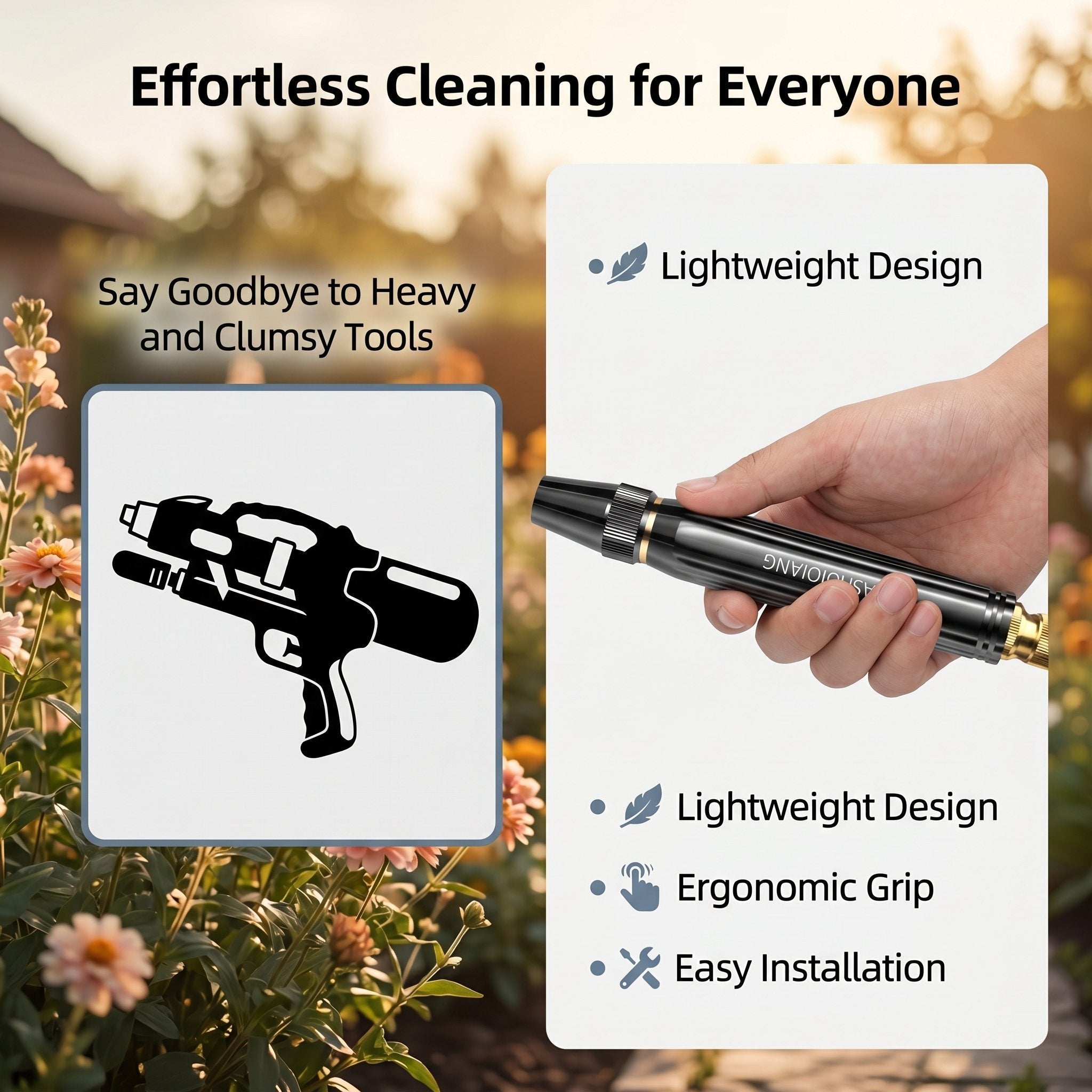 🔥High-Pressure Water Spray Gun – Multi-Use Cleaning Tool for Car, Garden & Home 💦