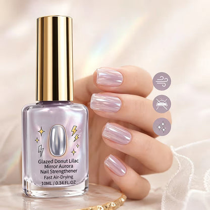⏰Lilac Glossy Mirror Nail Strengthener