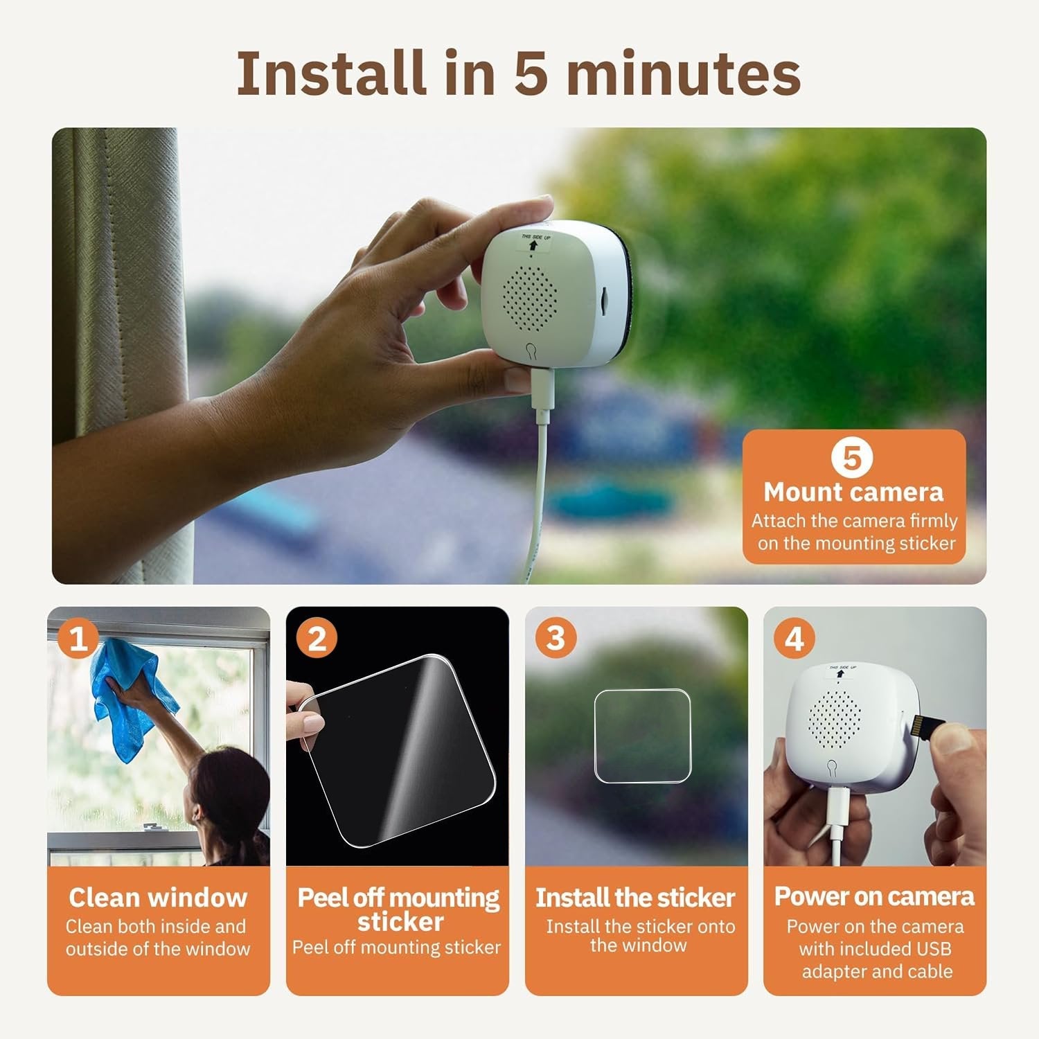 🔥 Crystal-clear security 2K camera