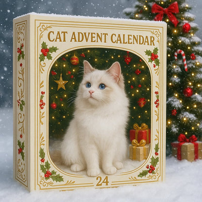 🐱🎄 2026 Cat Advent Calendar Gift for Adults Friends Cat Owners and Lovers Christmas Holiday Countdown Gift 24 Designs Cats Charm Christmas Tree Ornament