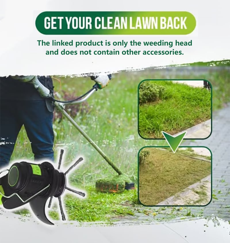 🔥👨‍🌾6 inch Steel Wire Brush Cutter Trimmer Head