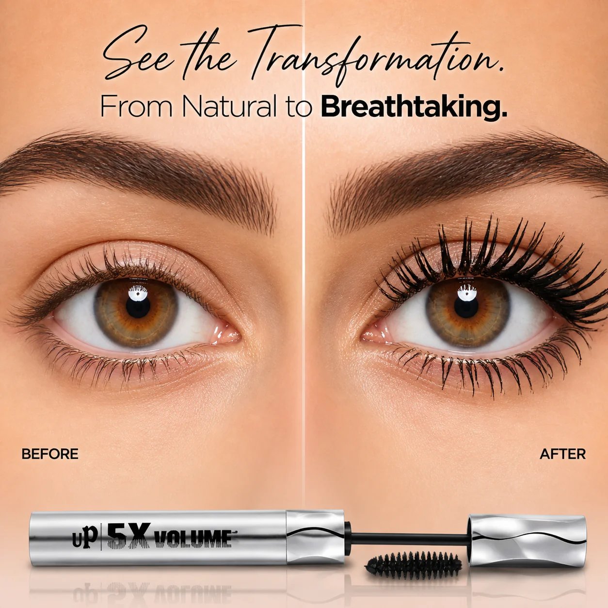 Long-lasting Waterproof Volume and Lengthening Mascara