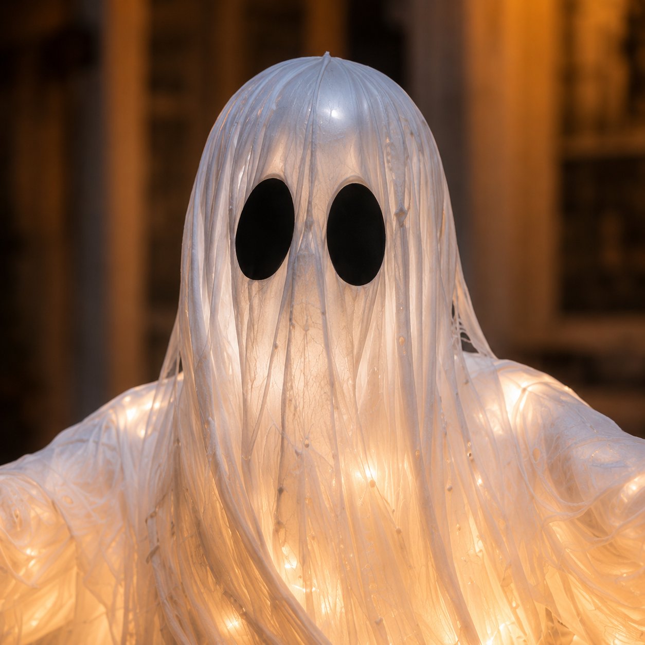 🔥HOT SALE🔥👻Swirling Ghost Pumpkin Yard Lamp🎃