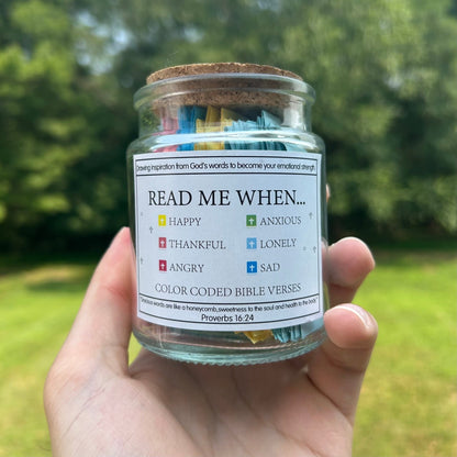 ✝️Inspirational Bible Verses Jar 🎁 A Reminder of God's Words💖