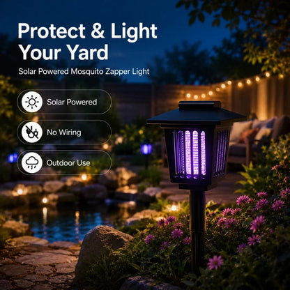 🏠Summer Essentials🦟Solar-Powered UV Mosquito Killer Lamp