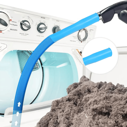 Dryer Vent Cleaner Kit Vacuum Hose Attachment Compatible with Most Vacuum Cleaner, Quickly Lint Remover Cleaning Supplies