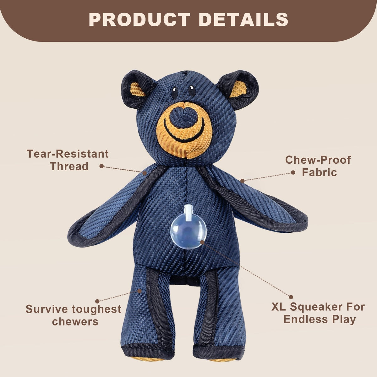 🔥🧸2026 New Bear Toys for strong chewers