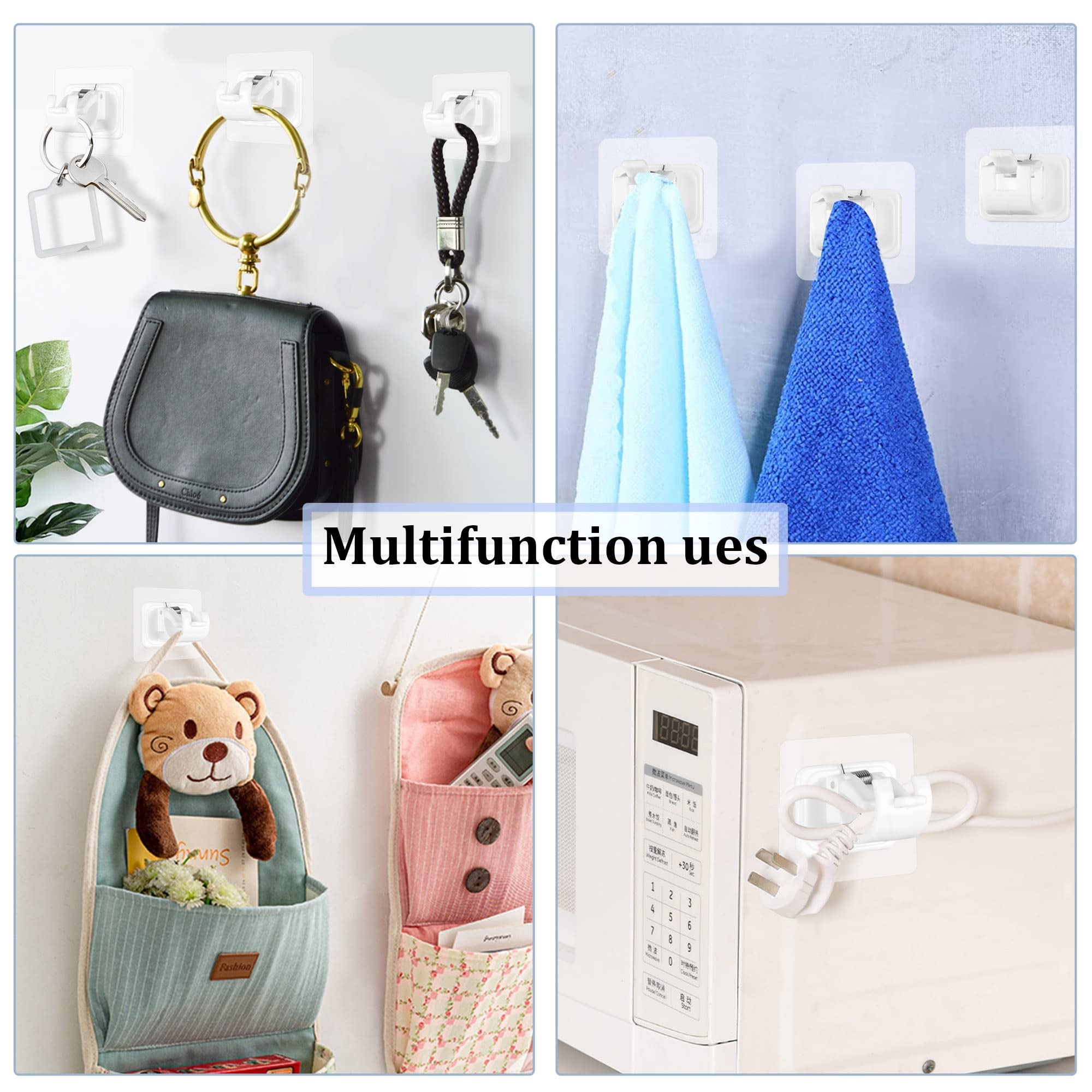 ✨💥Curtain Rod Brackets with Clips for Livingroom Bathroom Kitchen Bedroom Toilet Apartment